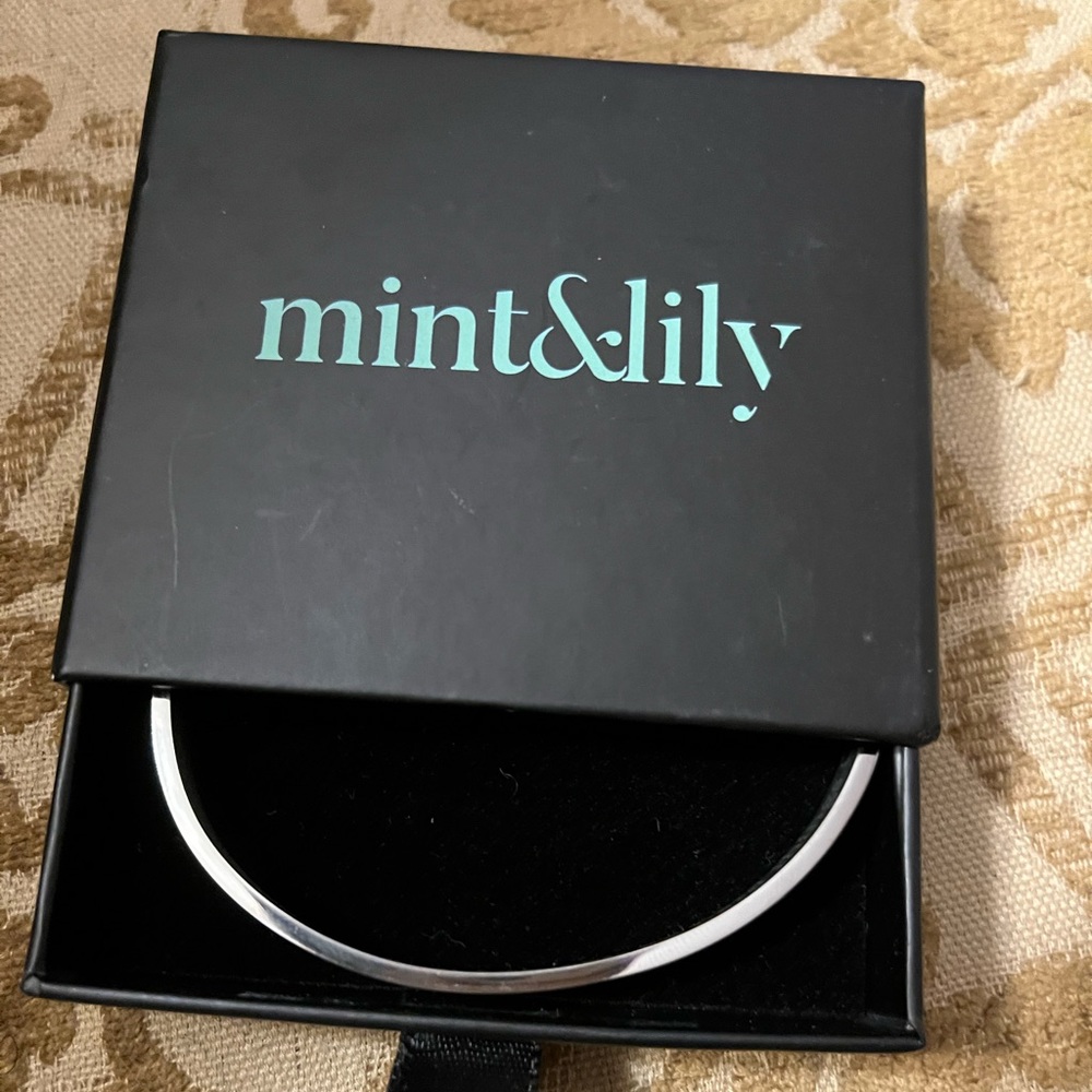 Mint and Lilly Silver Cuff